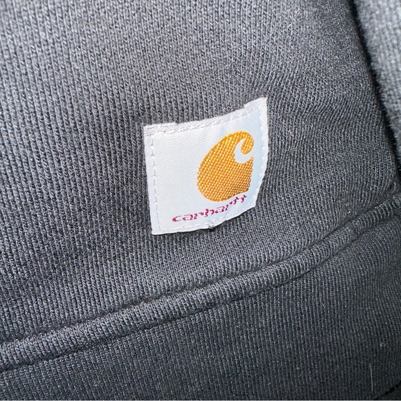 Carhartt Ladies Med Black Loose Fit Sweatshirt - Picture 3 of 9